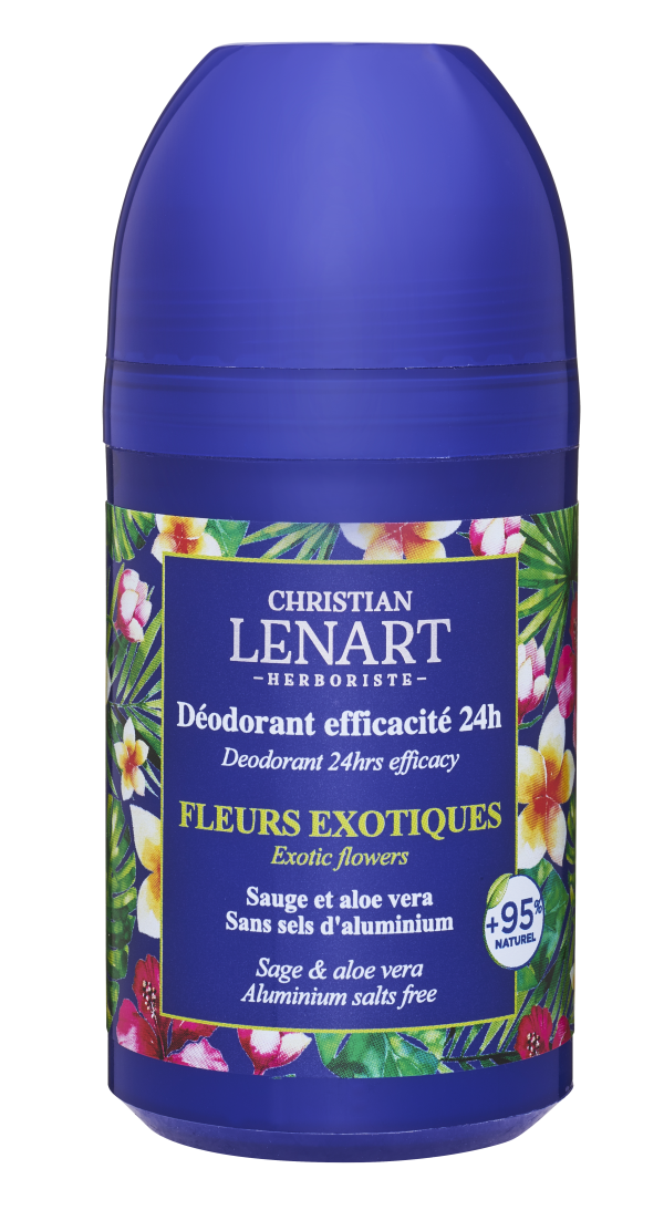 Déodorant efficacité 24h Fleurs exotiques Christian Lénart