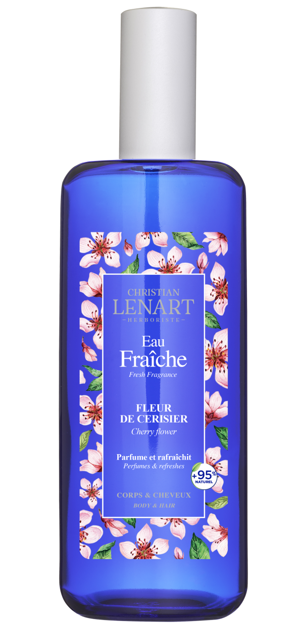 Bouteille Eau Fraîche Fleur de cerisier Christian Lénart