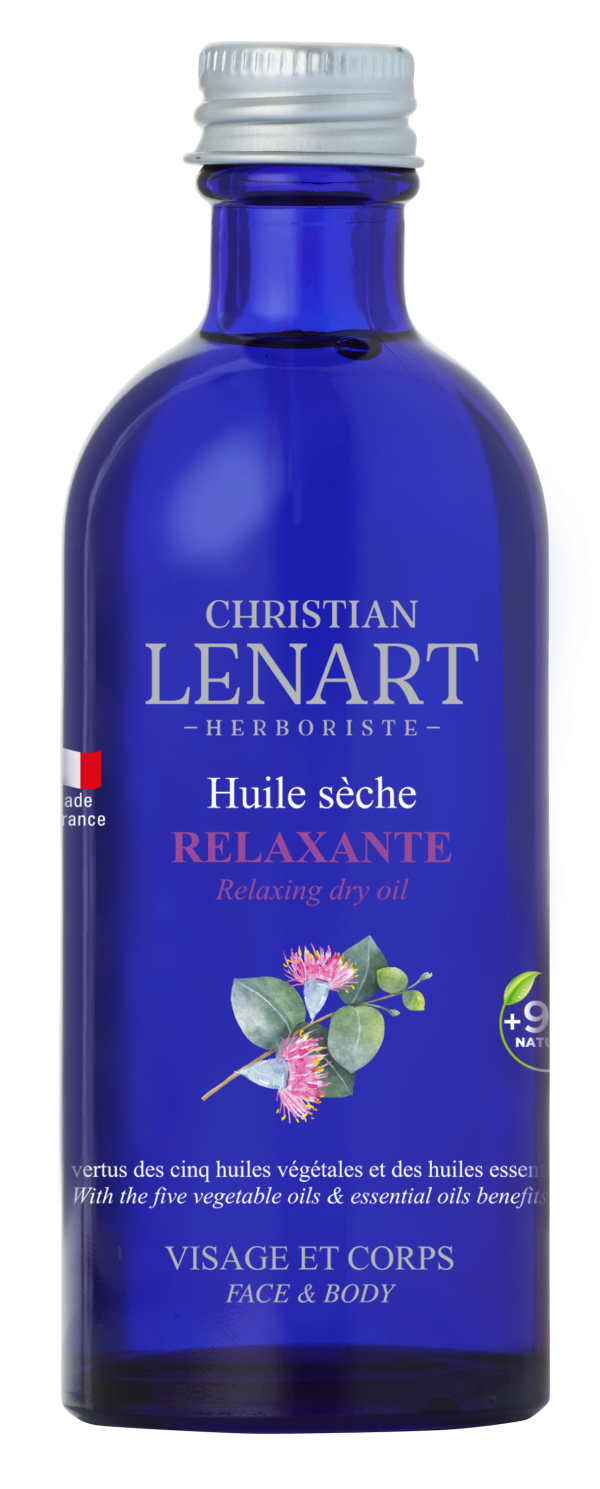 Bouteille Huile sèche Relaxante Christian Lénart