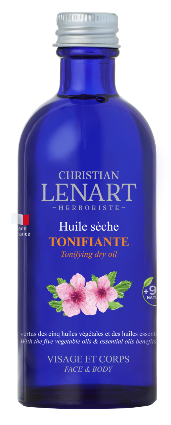 Bouteille Huile sèche Tonifiante Christian Lénart