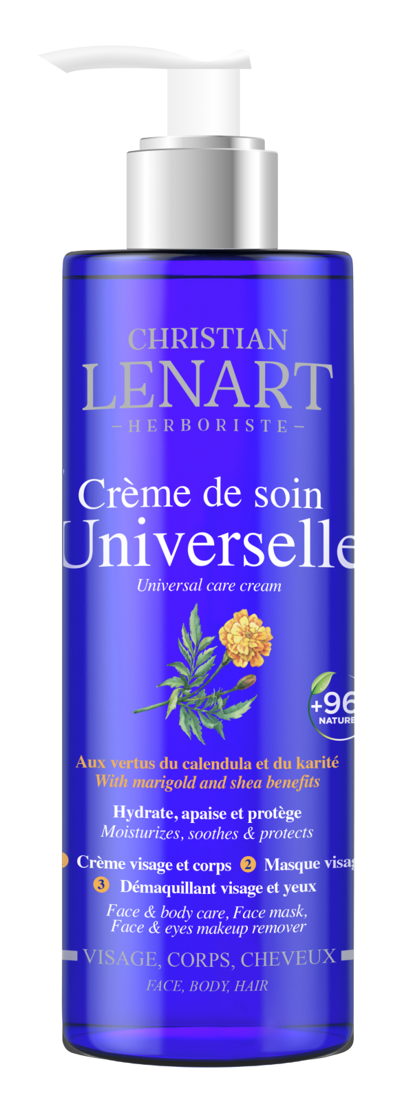 Bouteille Crème de soin Universelle Christian Lénart