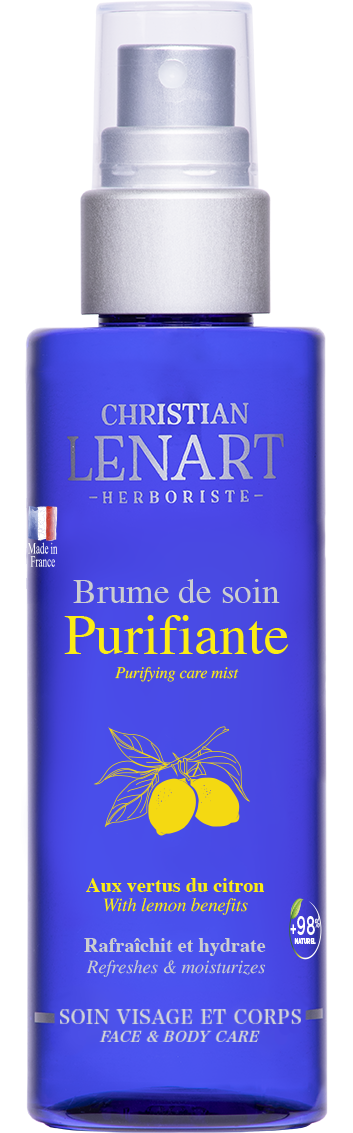 Bouteille Brume de soin Purifiante citron Christian Lénart
