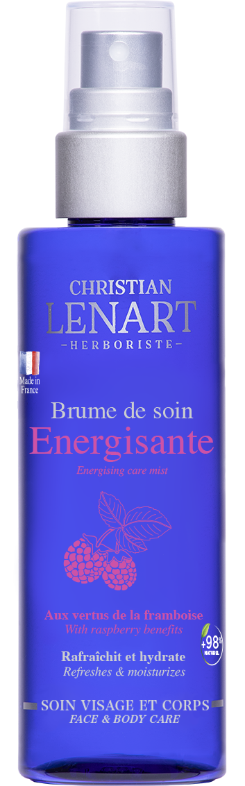 Bouteille Brume de soin Energisante framboise Christian Lénart