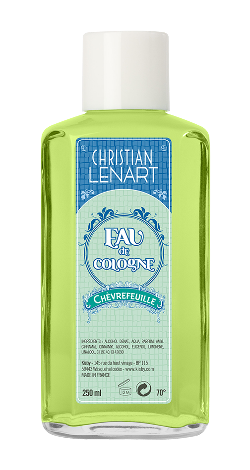 Bouteille Eau de Cologne Chèvrefeuille Christian Lénart