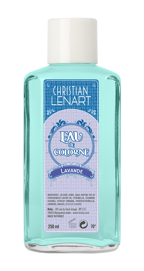 Bouteille Eau de Cologne Lavande Christian Lénart
