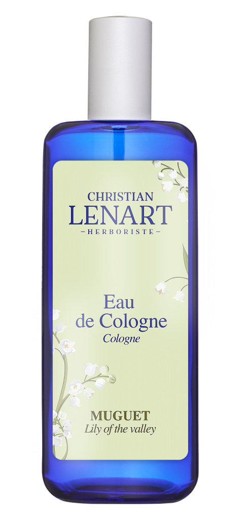 Bouteille Eau de Cologne Muguet Christian Lénart