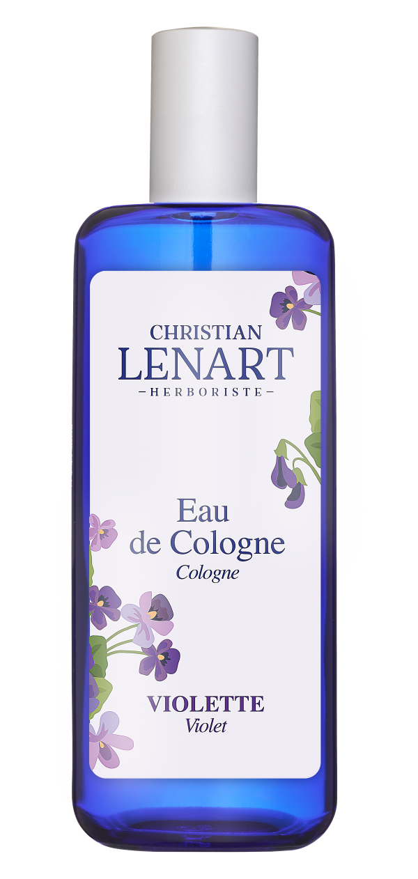 Bouteille Eau de Cologne Violette Christian Lénart